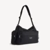 Borsa da weekend Explorer multipocket da uomo, media, nera