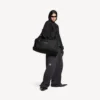 Borsa da weekend Explorer multipocket da uomo, media, nera