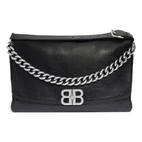 Borsa grande con patta Bb Soft “Nera” 7484882AAI41000