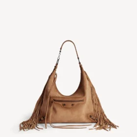 Borsa hobo da donna City, modello medio, color cammello