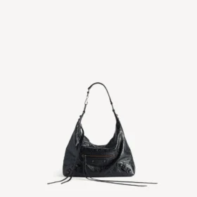 Borsa hobo da donna Le City piccola, nera