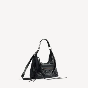 Borsa hobo da donna Le City piccola, nera