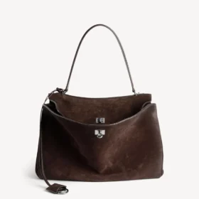 Borsa Rodeo grande in color espresso chiaro