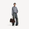 Borsa Rodeo grande in color espresso chiaro