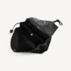 Borsa Rodeo grande in pelle di vitello martellata nera Borsa Rodeo grande in pelle di vitello martellata nera