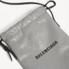 Borsa shopper da uomo con porta-cellulare in grigio Balenciaga Borsa shopper da uomo con porta-cellulare in grigio Balenciaga