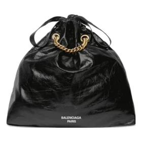 Borsa Tote Crush Medium “Nero” 742941210IT1000