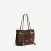 Borsa tote da donna Bel Air media in color espresso chiaro