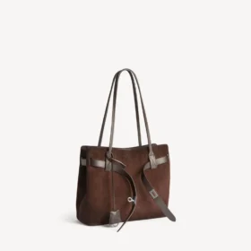 Borsa tote da donna Bel Air media in color espresso chiaro