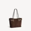 Borsa tote da donna Bel Air media in color espresso chiaro