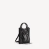 Borsa tote da donna Le City con porta-cellulare, nera
