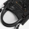 Borsa tote da donna Le City con porta-cellulare, nera