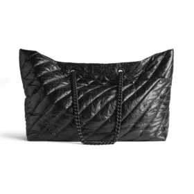 Borsa tote grande e capiente Crush trapuntata “Nera” 7717182AAWW1000