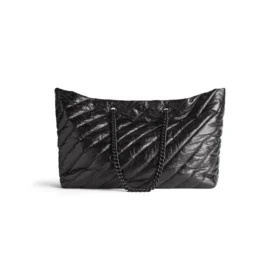 Borsa tote grande e capiente Crush trapuntata “Nera” 7717182AAWW1000