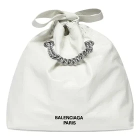 Borsa tote piccola Crush “Optic White” 742942210IU9001