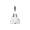 Borsa tote piccola Crush “Optic White” 742942210IU9001