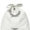 Borsa tote piccola Crush “Optic White” 742942210IU9001