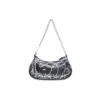 Borsetta Le Cagole con catena e graffiti “Black” 695814210G61090