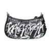 Borsetta Le Cagole con catena e graffiti “Black” 695814210G61090