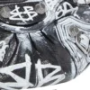Borsetta Le Cagole con catena e graffiti “Black” 695814210G61090