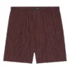 Boxer con stampa micro tartan “Red” 6584004A8B76464