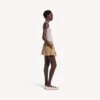 Boxer da donna a linea ad A in beige sabbia Boxer da donna a linea ad A in beige sabbia