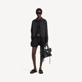 Boxer da donna a linea ad A in nero