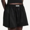 Boxer da donna a linea ad A in nero Boxer da donna a linea ad A in nero