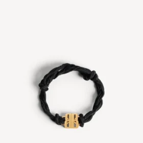 Bracciale da donna Nano Ribbon BB in nero/oro lucido