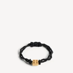 Bracciale da donna Nano Ribbon BB in nero/oro lucido