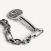 Bracciale da uomo Neverlost in argento anticato Bracciale da uomo Neverlost in argento anticato