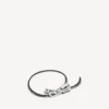 Bracciale fai da te con chiusura a zip in argento lucido/argento anticato/nero Bracciale fai da te con chiusura a zip in argento lucido/argento anticato/nero