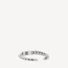 Bracciale gourmette con icona BB Icon in argento anticato