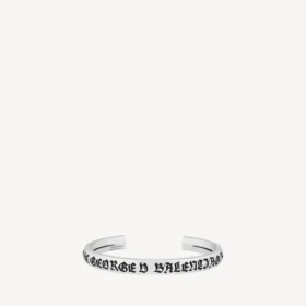 Bracciale Melrose da uomo in argento anticato