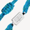 Bracciale Saint-Germain in pizzo nei colori turchese/nero/verde/argento lucido Bracciale Saint-Germain in pizzo nei colori turchese/nero/verde/argento lucido