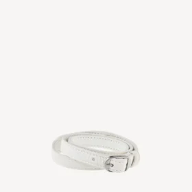 Bracciale triplo da donna in stile City, bianco ottico/argento lucido Bracciale triplo da donna in stile City, bianco ottico/argento lucido