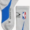 Calze da uomo Balenciaga | Collaborazione con la NBA in bianco sporco