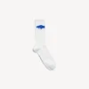 Calze da uomo Wet Brush in bianco/blu Calze da uomo Wet Brush in bianco/blu