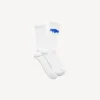 Calze da uomo Wet Brush in bianco/blu Calze da uomo Wet Brush in bianco/blu