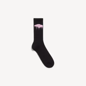 Calze da uomo Wet Brush in rosa/nero