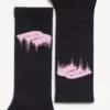 Calze da uomo Wet Brush in rosa/nero Calze da uomo Wet Brush in rosa/nero