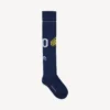 Calze lunghe da uomo con stemma della Marina in blu navy Calze lunghe da uomo con stemma della Marina in blu navy