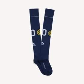 Calze lunghe da uomo con stemma della Marina in blu navy