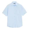 Camicia a maniche corte “Azzurro” 584019TFO024850