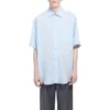 Camicia a maniche corte “Azzurro” 584019TFO024850