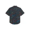 Camicia a maniche corte con stampa del logo “Black” 556869TDL542771