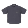 Camicia a maniche corte Fashion Institute, vestibilità ampia “Grigio scuro” 703846TYB181270