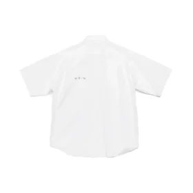 Camicia a maniche corte in popeline “Bianca” 751920TNM609000 Camicia a maniche corte in popeline “Bianca” 751920TNM609000