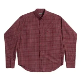 Camicia a maniche lunghe a quadri, vestibilità ampia “Rosso” 658929TKM386167 Camicia a maniche lunghe a quadri, vestibilità ampia “Rosso” 658929TKM386167