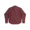 Camicia a maniche lunghe a quadri, vestibilità ampia “Rosso” 658929TKM386167